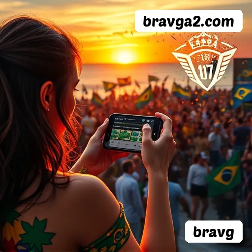 Conta bravg sincronizada site e app